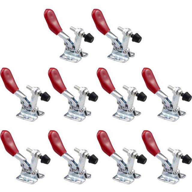 10 Pcs Toggle Clamp -201A 27Kg Quick Release Tool Horizontal Clamps