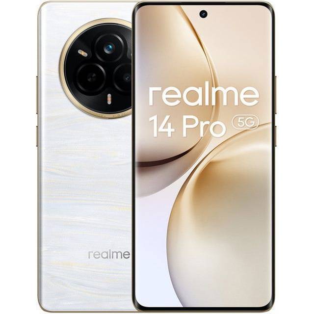 realme 14 Pro 5G, 17,2 cm (6.77"), 8 GB, 256 GB, 50 MP, Android 15, Vit
