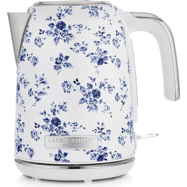 Laura Ashley - Jug vattenkokare elektrisk 1,7 L China Rose blå/vit