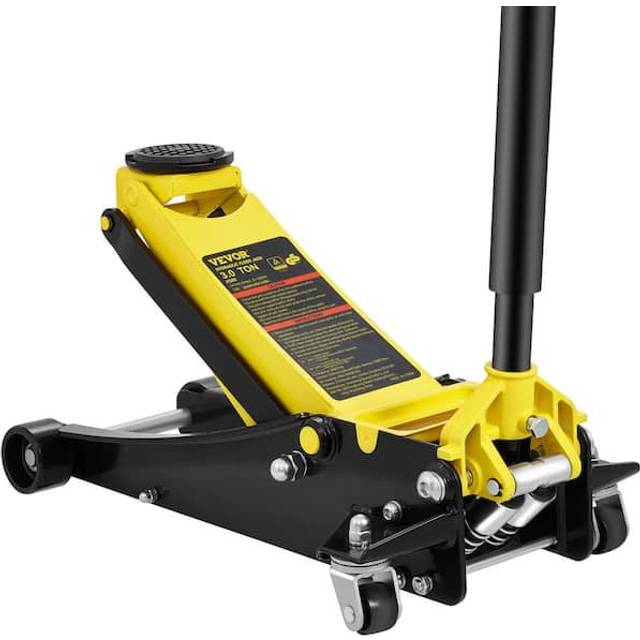 Vevor low profile floor jack 3 ton heavy duty steel dual piston rapid pump