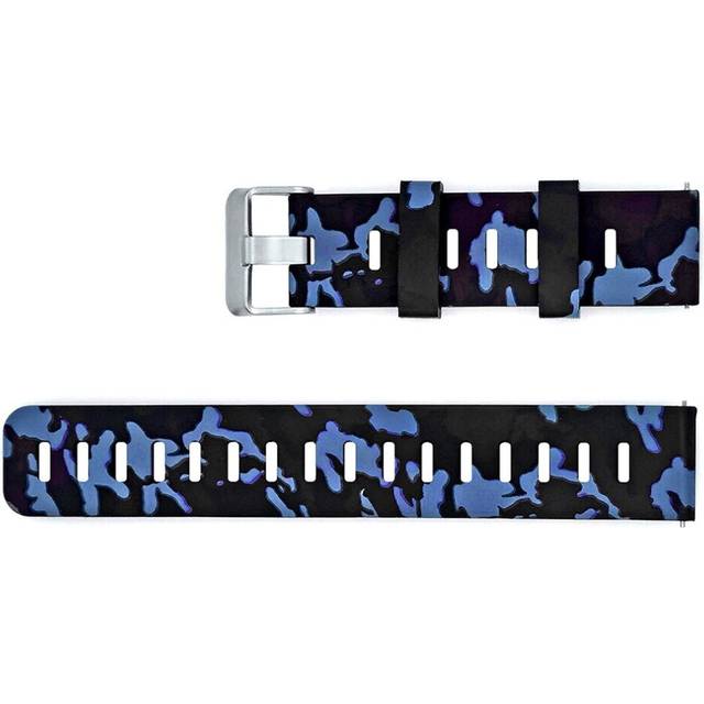 (NO.9) 20mm Personalized Painted Silicone Watch Strap Watch Band