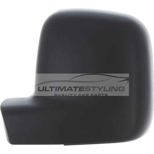 Vw caddy mk3 van 2015-2021 wing mirror cover cap black textured passenger side