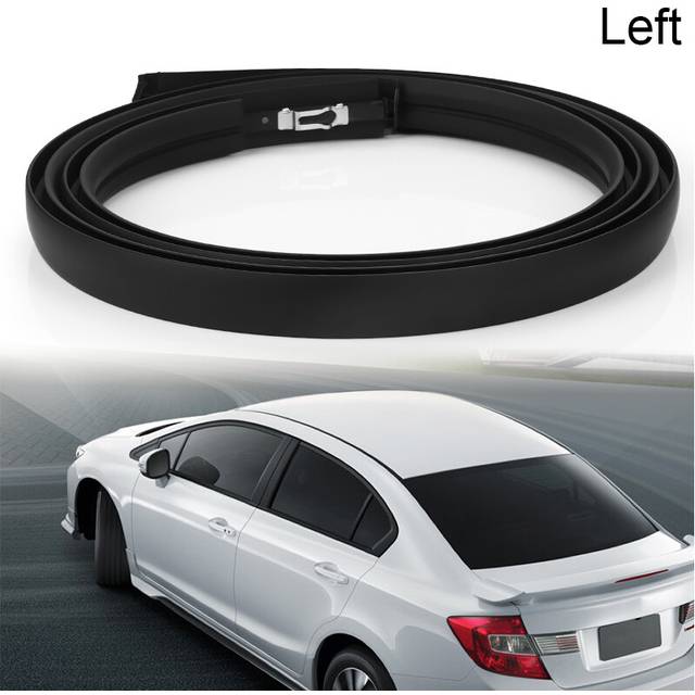 (1pc Left) New Black Rubber Roof Trim Molding Kit Car Acessory Left 74316TR0A01 Right