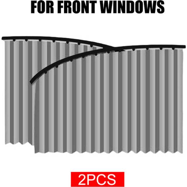 (Green) Car Magnetic Sunshade Front Rear Window Curtain Auto Sun Shade Privacy