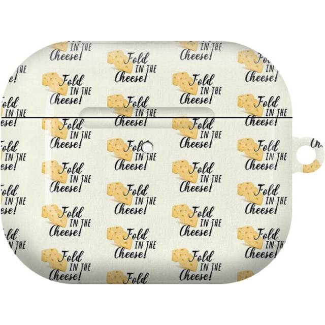(Fold In The Cheese!_9348) AirPods 1/ 2 /3 Pro 2 3 4 5 Cover for Women Girls Protective Compatible with Apple AirPod Hard Shell Case