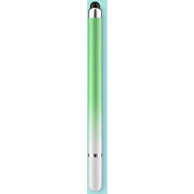 (Green) 2-in-1 Capacitive Stylus Pen For Tablet & Phone