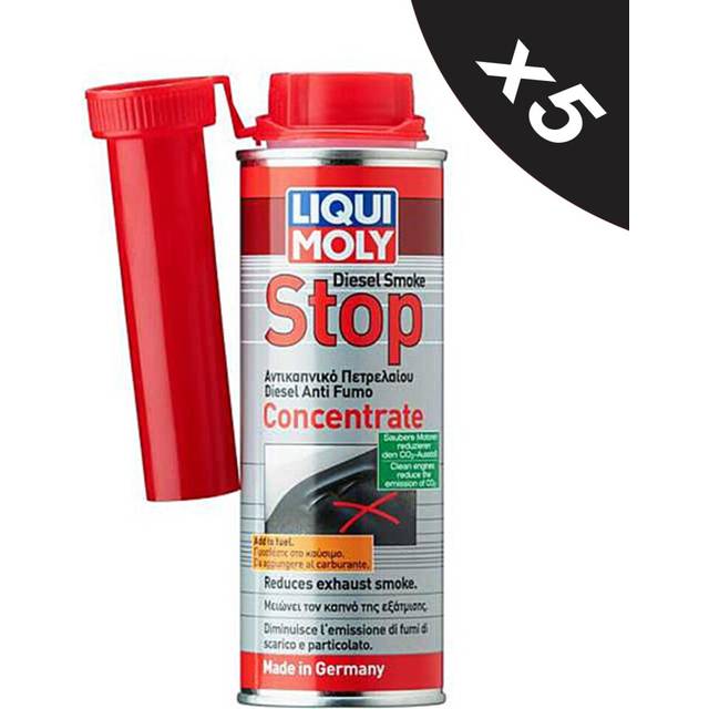 Liqui Moly Diesel Engine Oil Exhaust Smoke Stop Concentrate Treatment 5x250ml