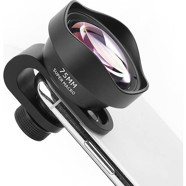 2023.Pholes 75mm mobile macro lens phone camera macro lenses for iphone xs max xr x 8 7 s9 s8 s7 piexl clip on 4k hd lens