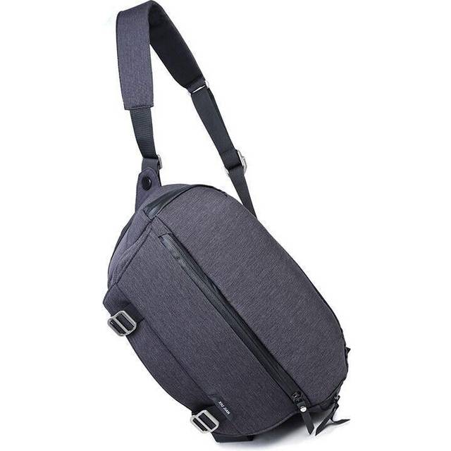 (Dark Grey, 10L) Water-resistant Shockproof DIY Sling Storage Carry Travel Bag for Canon for Nikon DLSR Camera Flash Lens