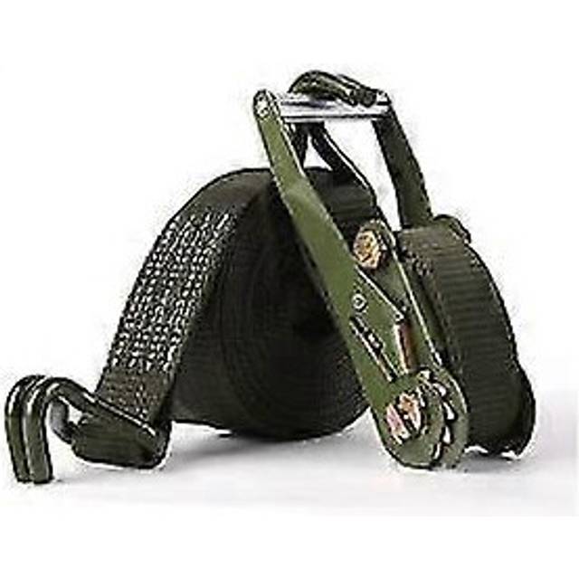 (3m, One size) 2025 New 2 Inch Ratchet Double Hook Strapping Tightener Van Cargo Tensioner Car Strapping Army Green