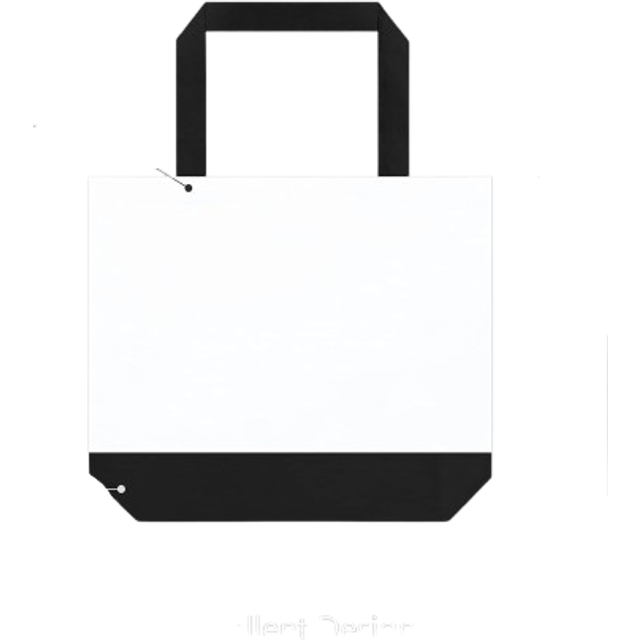 TOPDesign 1 | 3 | 6 | 12 | 24 Pack Super Strong Large 12oz Cotton Canvas Tote Bag  Reusable Grocery Shopping Fashionable Two-Tone Cloth Bags for Craft