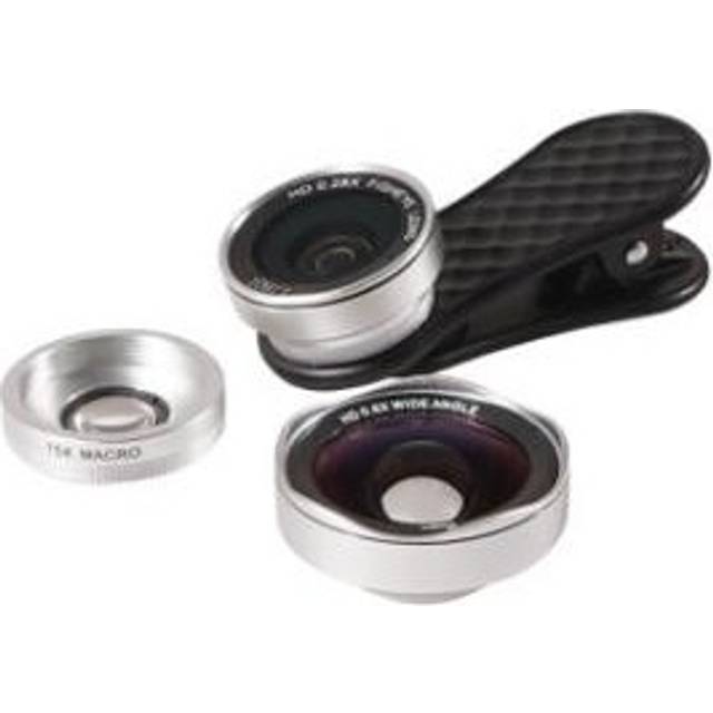 LQ-048 3 in 1 0.6X Wide Anglelens 15X Macro Lens+Fisheye Camera lens for Smartphones