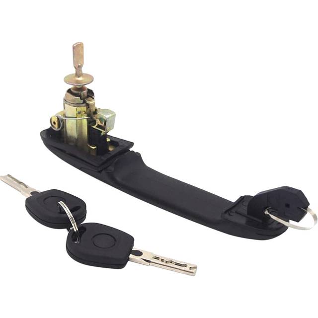 6K0837205 6K0837206 Front Left Right Door Handle with Lock Barrel for GALAXY 33mm Pin Length