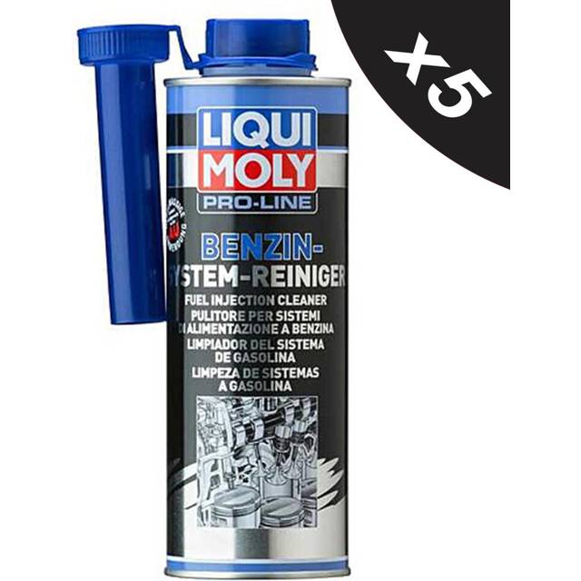 Liqui Moly Pro Petrol Fuel System Injector, Intake Valve Cleaner Treatment 5x500ml