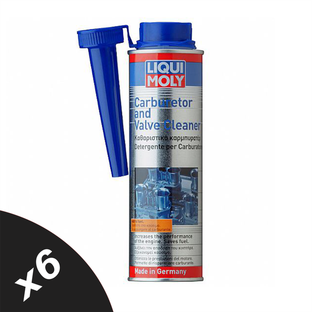 Liqui Moly MTX Carburetor Carb & Valve Cleaner Petrol Additive Treatment 6x300ml