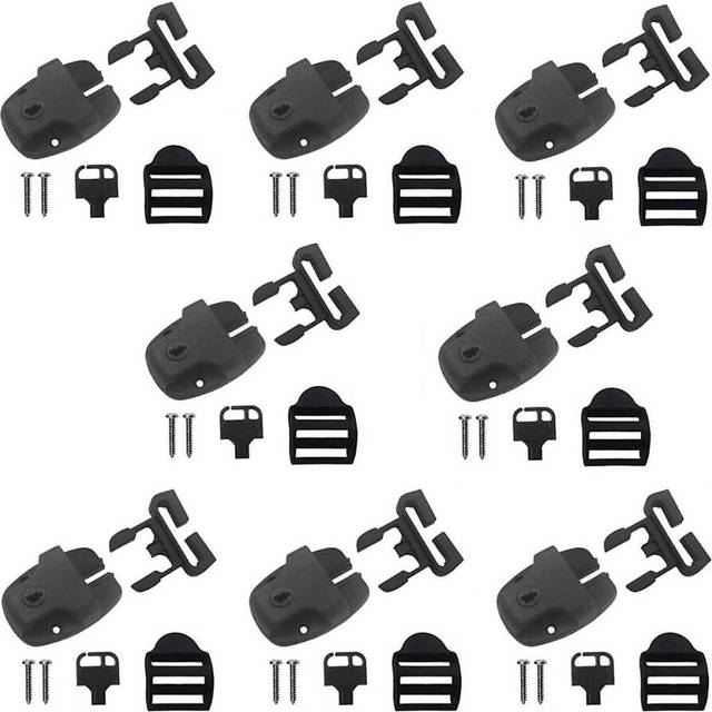 Spa Hot Tub Cover Clips Replacement, Hot Tub Cover Latch Repair Kit, Latch Locking With Key And Screws