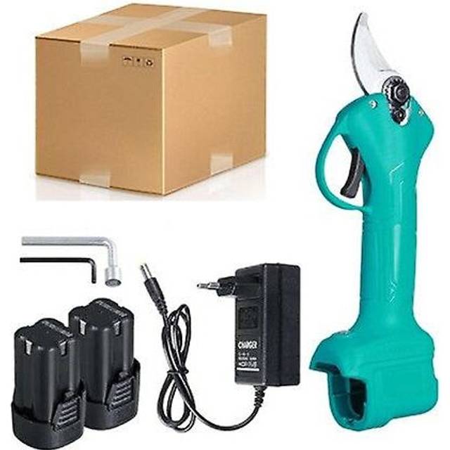 16.8V cordless pruner shear efficient fruit tree bonsai pruning electric tree branches cutter compatible makita 21v battery