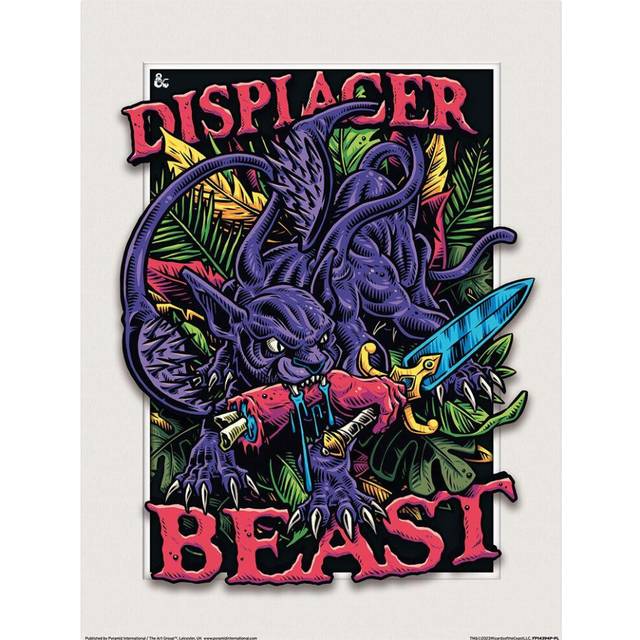 Dungeons & Dragons Displacer Beast Paper Print