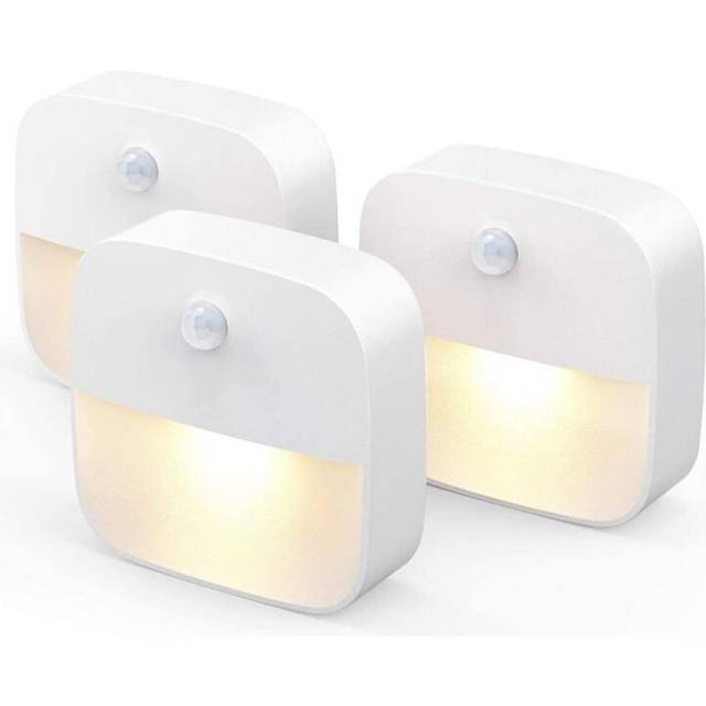 3 Pack LED Night Light Motion Sensor Light-Warm white