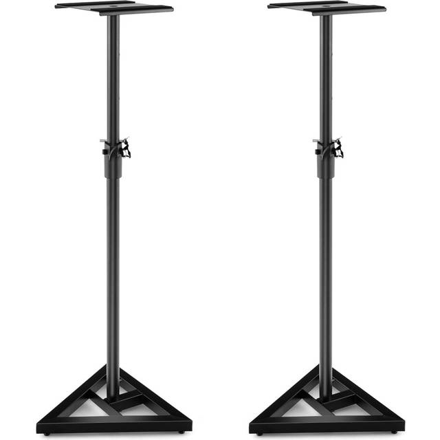 Adjustable Studio Speaker Stands Pair w/ Stable Triangular Base