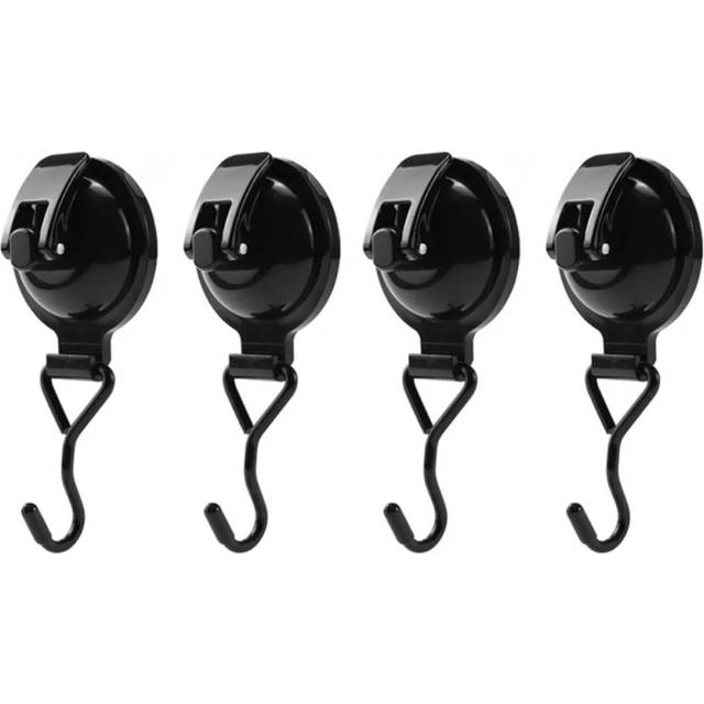 4PCS Heavy-Duty Suction Cup Hooks for Towel, Robe, Loofah & Wreath-A