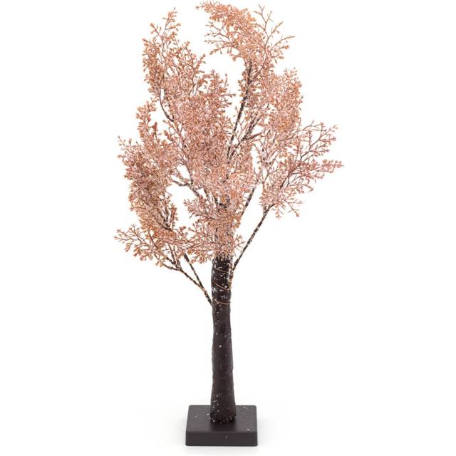 60cm led snow dusted light up tree | battery operated silhouette led tree