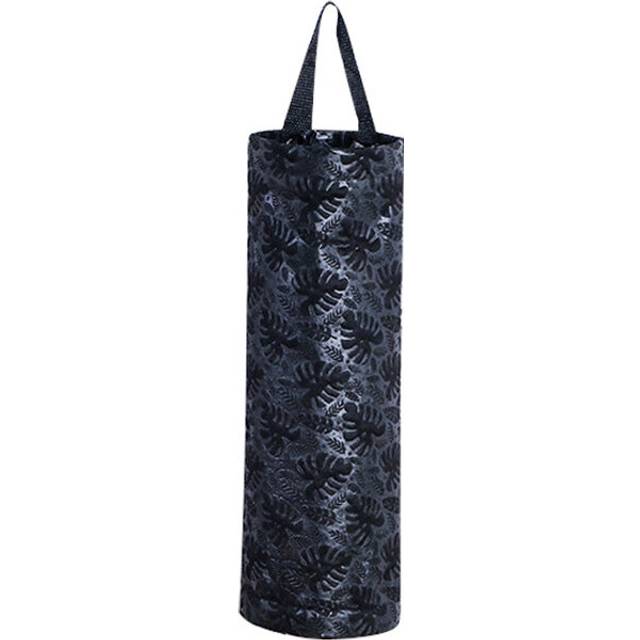 (a-Black) Hanging Garbage Bag Storage Bag Kitchen Dispenser Garbage Wall Mounted Grocery Holder Home Organizers Storage Accessories
