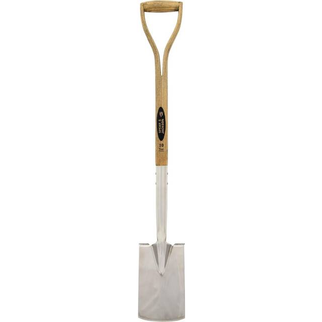 Spear & Jackson Traditional Stainless Steel Border Spade with 712mm Wooden Handle
