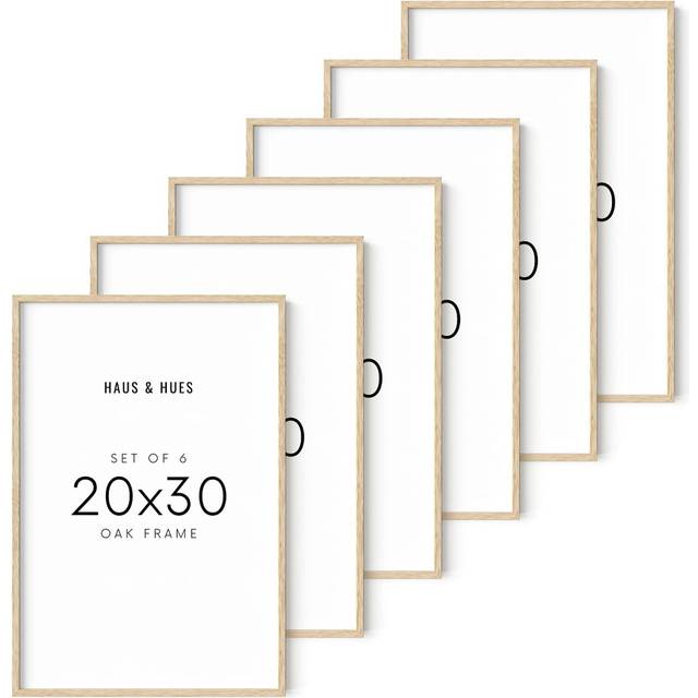 HAUS AND HUES 20x30 Picture Frames  Set of 6  Poster Frames 20x30  Poster Frames 20 x 30 Inches  20x30 Inch Frames  20 By 30 Pi