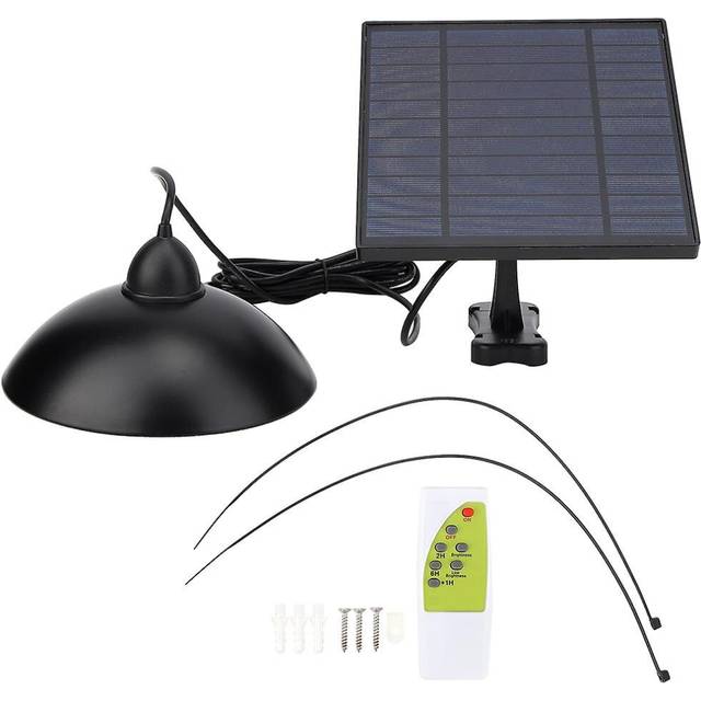 Outdoor Indoor Solar Power Chandelier Vintage 12led Pendant Light With Remote Function
