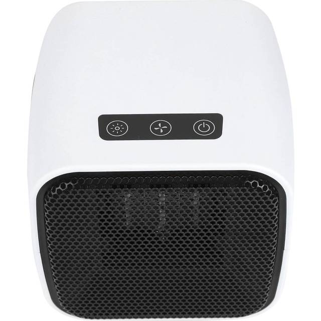 Mini Air Heater And Cooler Dual Use Desktop Fan Heater Overheat Protection For Home Officeeu Plug 220v