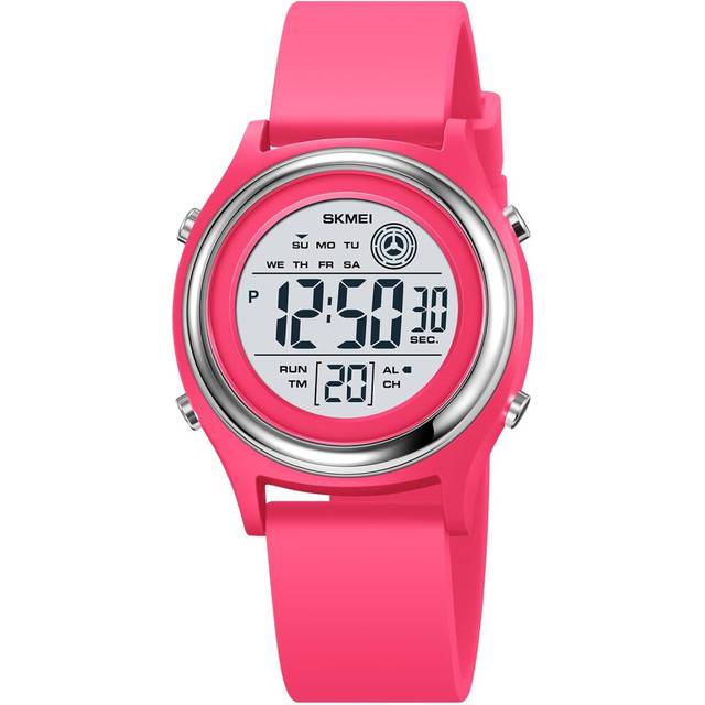 Water Resistant LED Timers Scratch-Resistant & Silicone Band Digital Watch