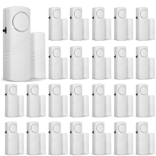 24Pcs Door and Window Alarm Electronic Sensor Anti-Burglary Security