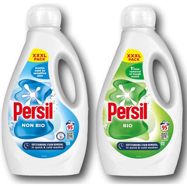 Persil XXL Washing Liquid Detergent Bio & Non-Bio 95 Washes