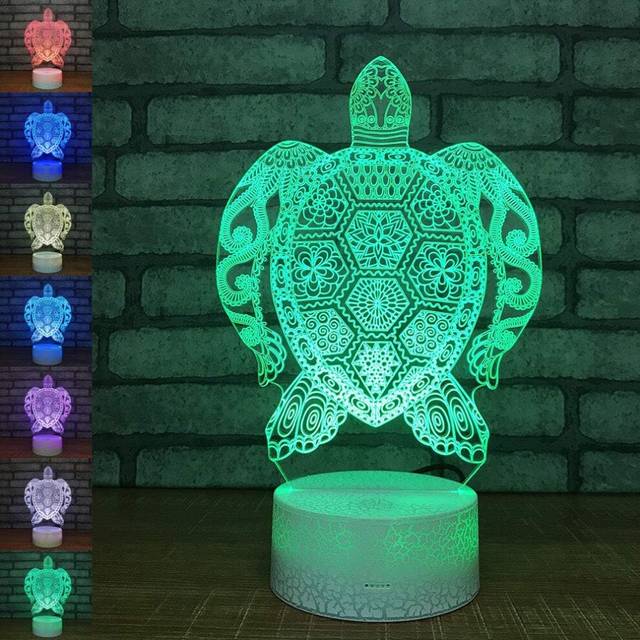 3D Pirate Ship Nightlights 3D LED Night Light Table Desk Optical Illusion Lamps 7 Color Changing Lights for Girls Kids Baby Boys and Room Decor