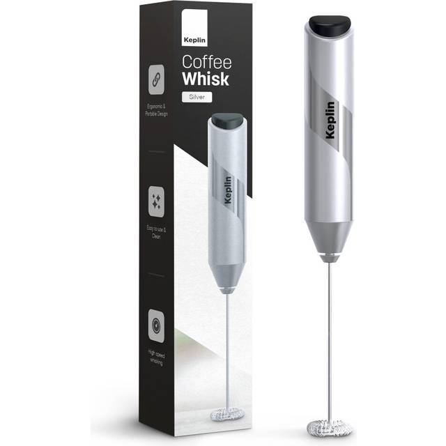 Keplin Milk Frother Handheld, Electric Milk Foam Maker With Stainless Steel Whisk - One Size