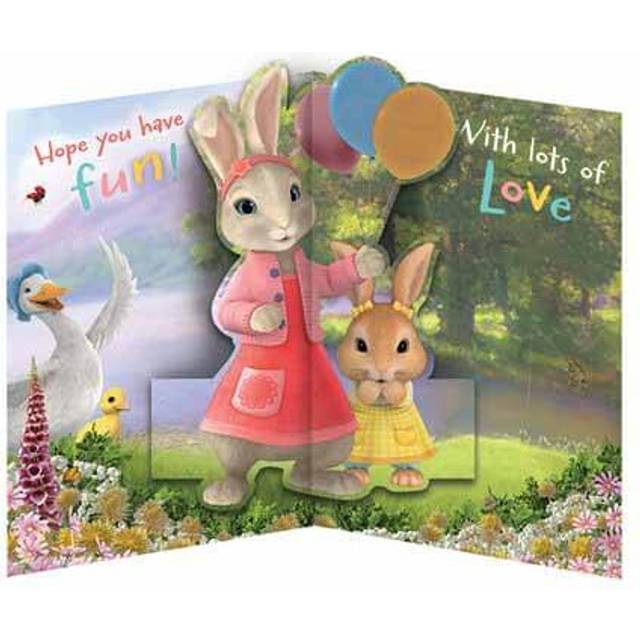 Peter Rabbit Daughter Pop-Up Birthday Card
