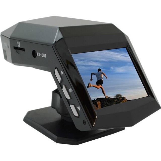 New 1080P Full HD Dash Cam Car Video Driving Recorder with Center Console LCD DVR Parking Monitor