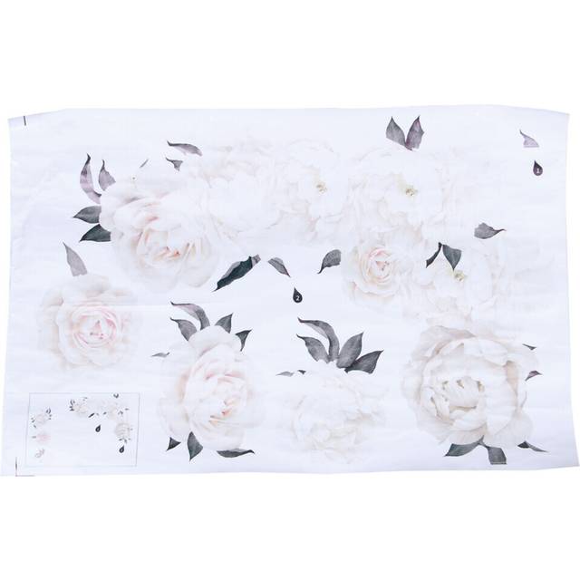 White Flowers Blossom Kid Wall Sticker Home Nursery Decor Baby Decal