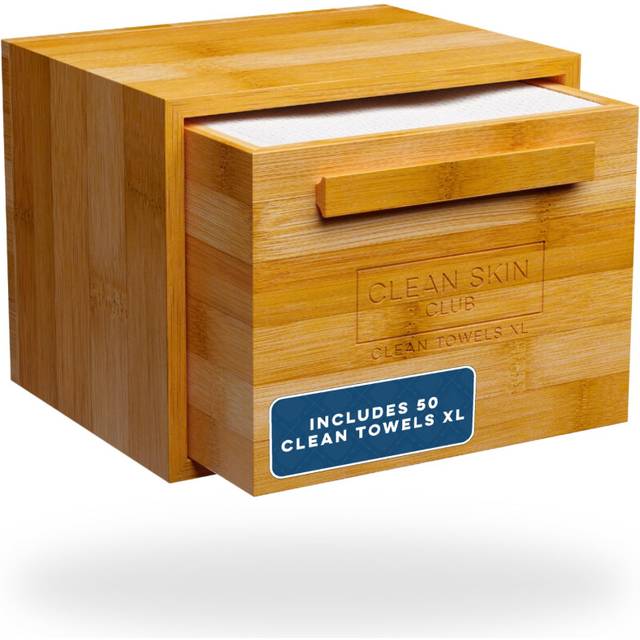 Clean Skin Club Luxe Bamboo Box with Drawer