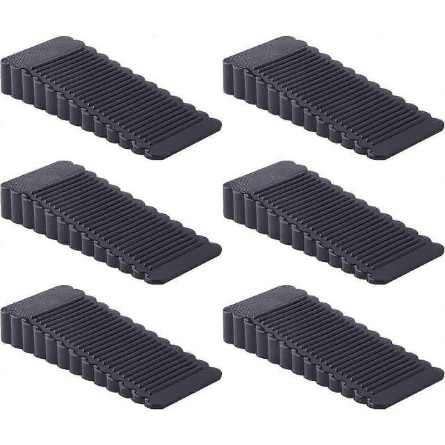 (As show, One size) Pcs Door Stops, Non-slip Rubber Door Stopper (black)