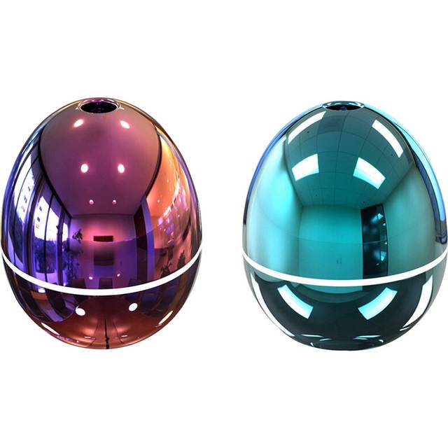 2 Set USB Electric Humidifiers Mini Mist Atomizer Purifier Oil Diffuser For Baby Bedroom Home Car, Rose Pink & Rose Blue
