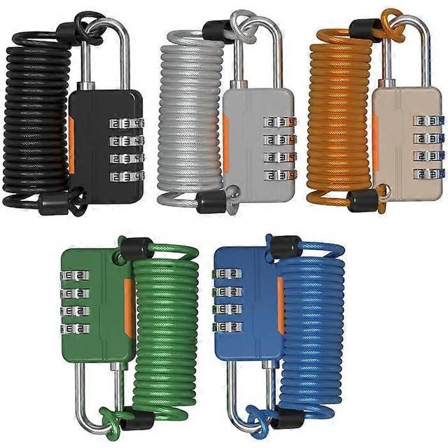 (As show, One size) Not Including Rope.4 Digit Combination Padlocks Combination Lock, Suitable For Schoolhomeofficestorage Lockersgym Lockersdrawersca