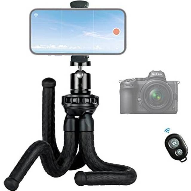 Flexible Tripod Camera Stand with Remote 360 Ball Head Travel Mini Tripod for iphone Smartphones Cameras DSLR Aaction Camera