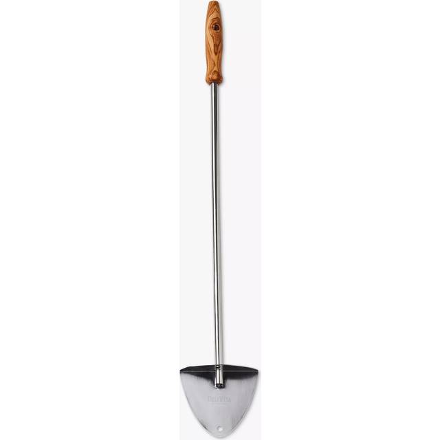 Delivita Stainless Steel Pizza Oven Prodder & Blower with Olive Wood Handle