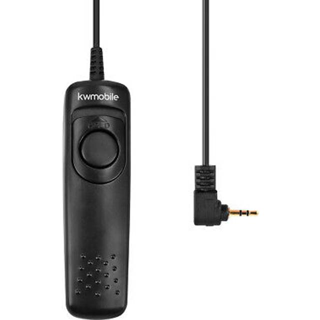 kwmobile Remote Shutter Release Cable - 3 Feet SLR DSLR Camera Photo Control Trigger Button Compatible with RS60-E3 as a Replacement