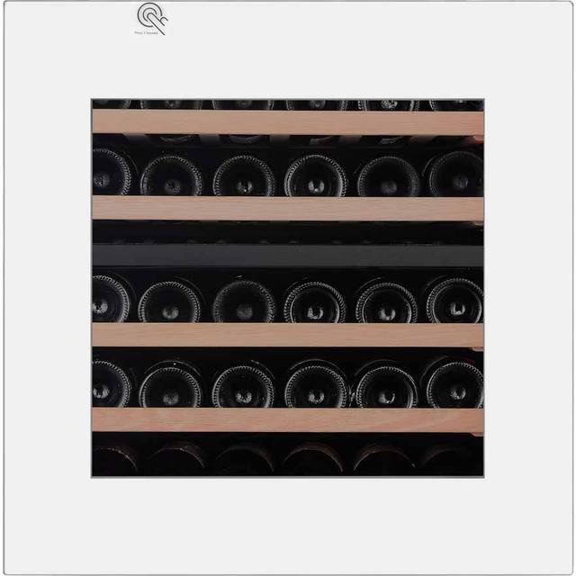 Pevino Majestic 30 bottles - push open - 2 zones - white - Integrated