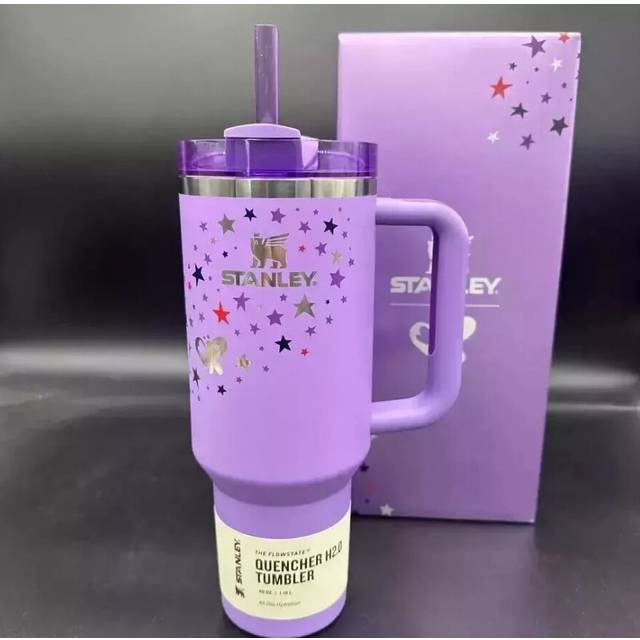 Olivia Rodrigo Stanley 40oz Quencher Cup Purple With Stars