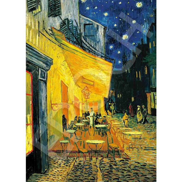 EPOCH 2000 Super Small Piece Jigsaw Puzzle World Paintings Night Cafe Terrace Glue Included Spatula Included Score Ticket Included EPOCH (38x53cm)