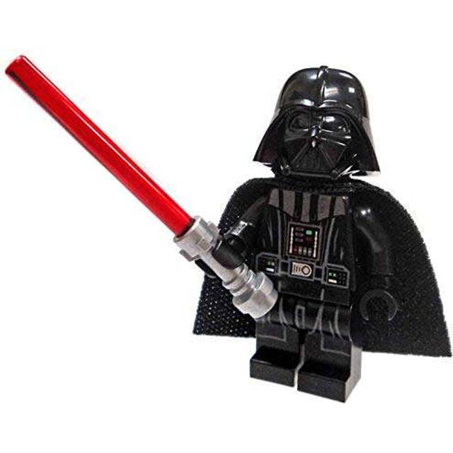 LEGO Star Wars Darth Vader Minifigure with burnt head and light saber